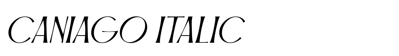 Caniago Italic